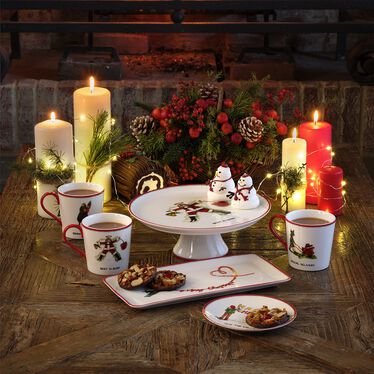 Kit Kemp Doodles Christmas Cake Stand Kit Kemp Doodles Christmas Cake Stand